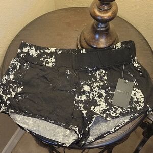 Hurley Black and White Splatter Shorts